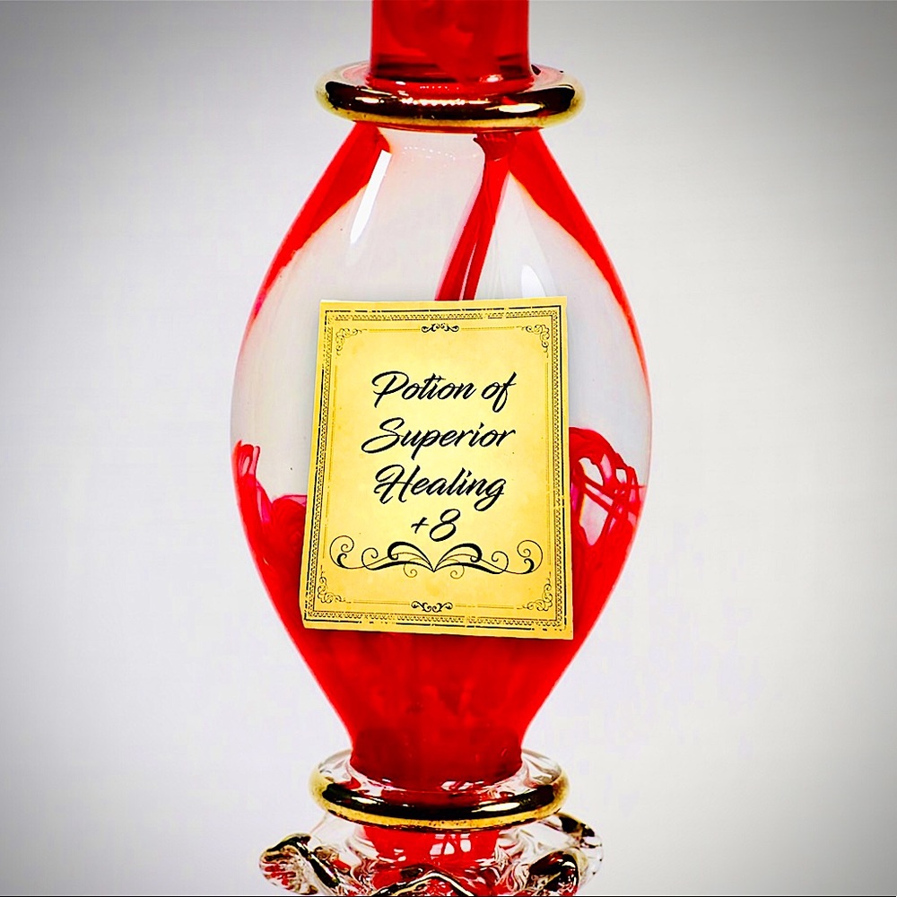 Superior Healing Potion Witchy Sorceress Supreme Potion B0ttle Label Sticker NEW